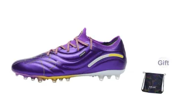 KELME MG Rubber Short Studs Cushioning Support Slip Resistant Soccer Shoes Unisex Purple