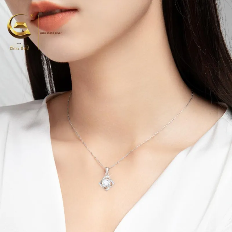 ZSY Silver 925 Necklaces Women's-13