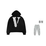블랙 (한정판 포함, 동일한 사이즈의 그레이 스웻팬츠)
