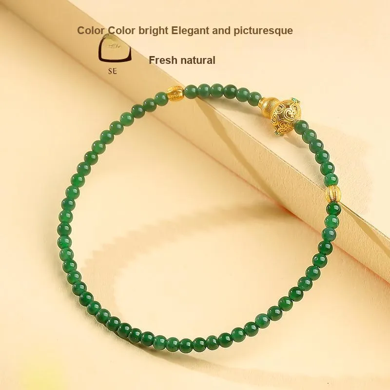 With The Heart Of The Jade Ice Glutinous Jadeite Bracelets Women's-3