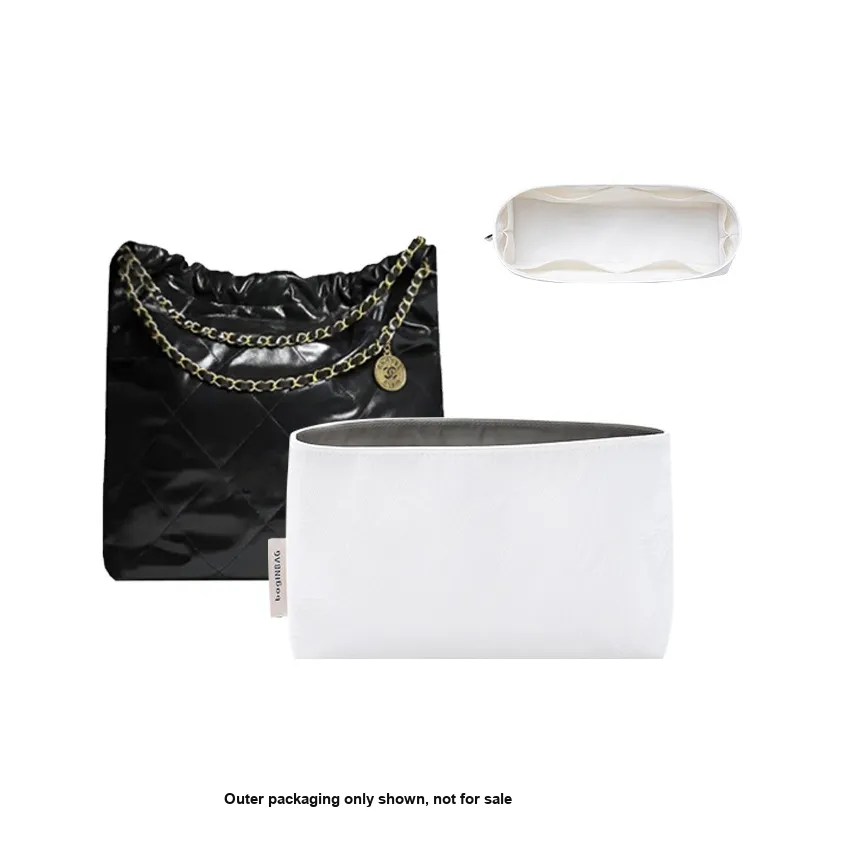 BagINBAG Chanel Le Boy Medium Size DuPont Paper Women's Mini White