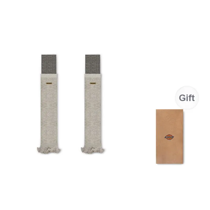 Dickies Lace Trims Slimming Layered Calf Socks Fall Winter Knee High Socks Gift Box Women's-7