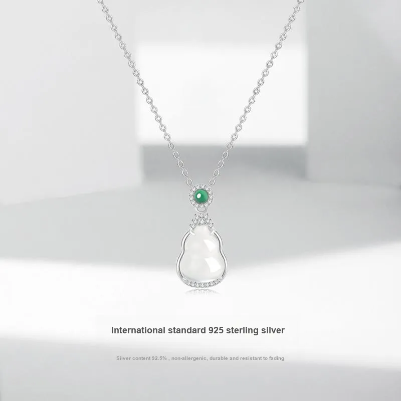 JUICY GRAPE Chalcedony Jade Necklaces Women's-2