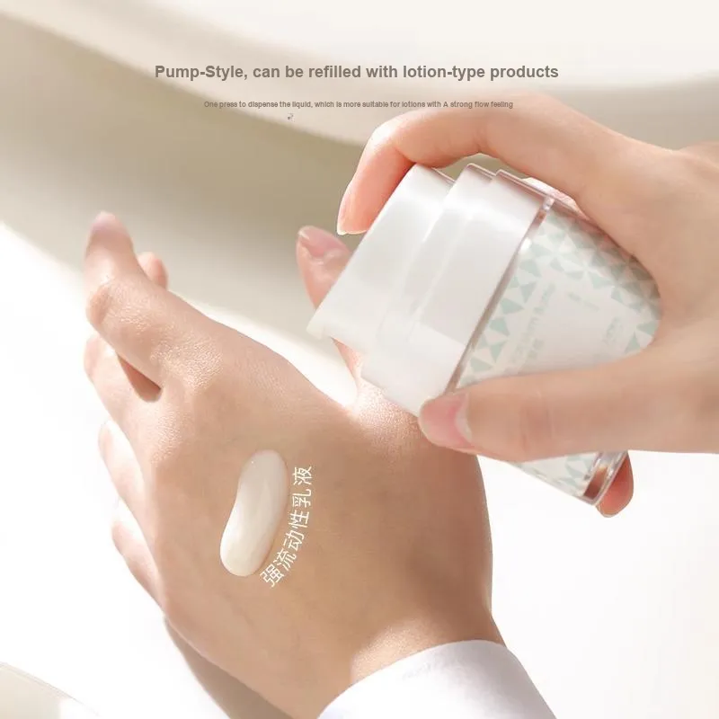 Goodgudi Vacuum Push Button Cream Bottles With Dividers 15ml/30ml/50ml-2