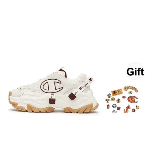 Champion Low Top Crepe Sneakers Unisex Молочно-белый Преппи Красный