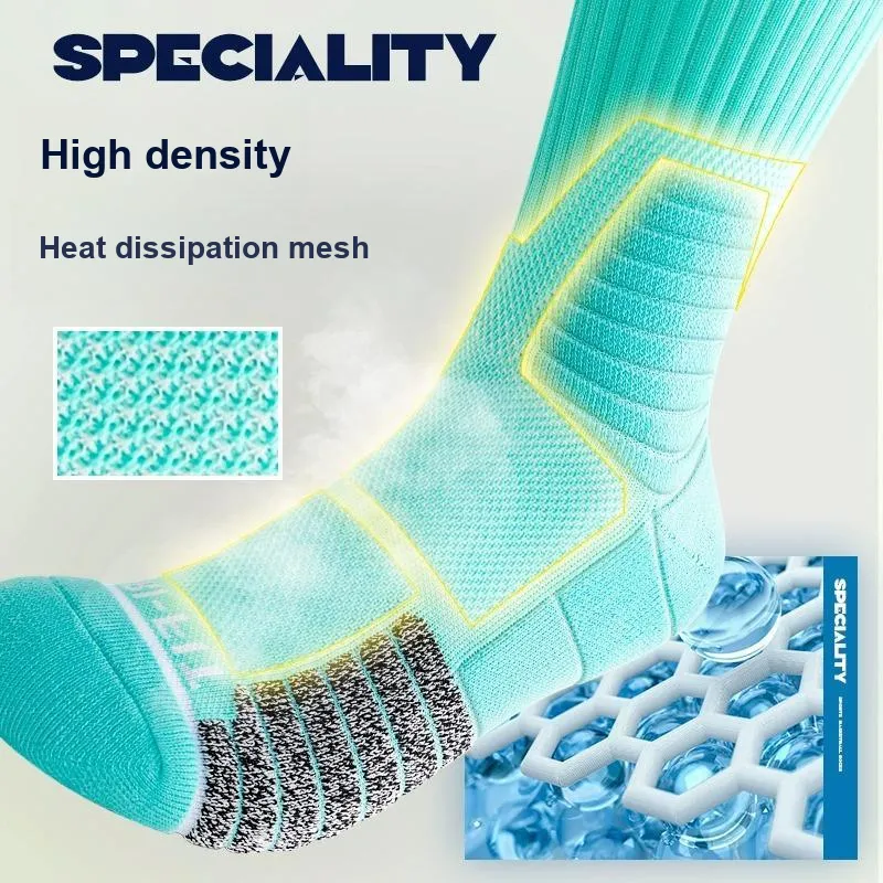 SALOATO Basketball Socks Unisex 3 Pack-47
