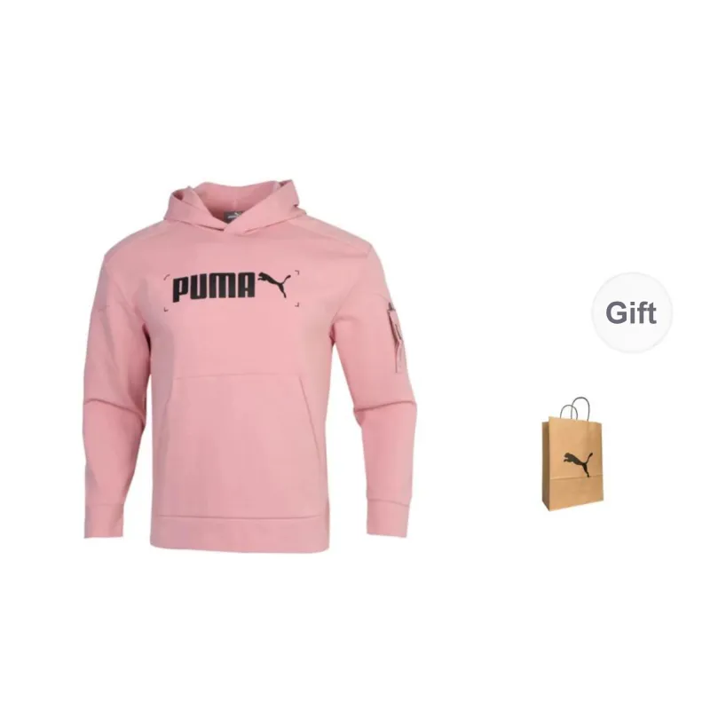PUMA Sweatshirt Men's Pink Shopping Bag Included-0