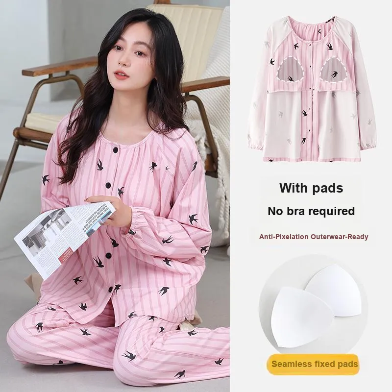 Maultiay Pajama Set Women's Pink-1