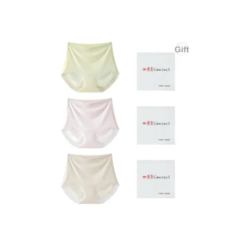 GRACEWELL Женское нижнее белье сумка для покупок 3 упаковки
