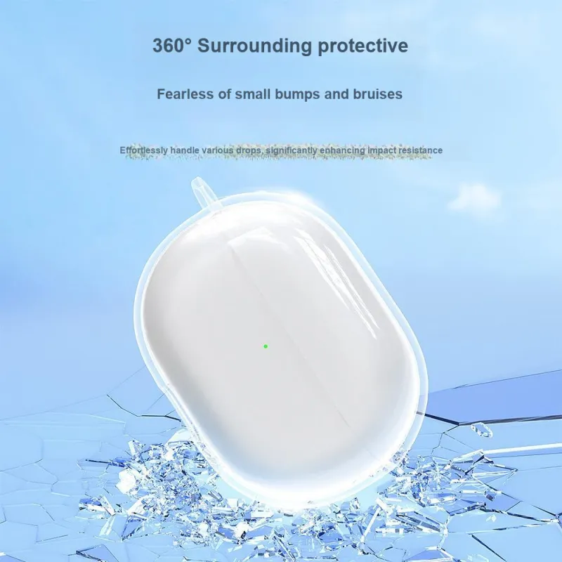Tong Tong Rabbit Compatibility With Huawei FreeBuds Pro 4/Pro 3 TPU Transparent Soft Case Headphone Cases-2