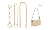 Gold-Tone (Moon Extender Chain+Decoration Chain+Crossbody Chain)