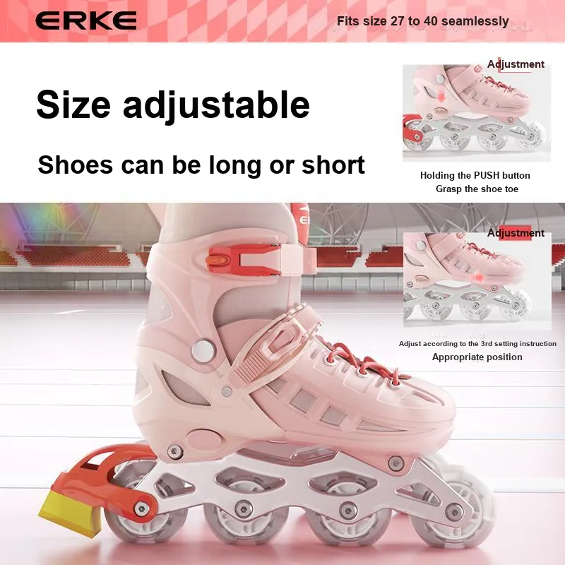 Erke Inline Skates Indoor Outdoor Sports Unisex-3
