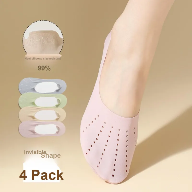 JUNEROSE No Show Socks Women's 4 Pack-2