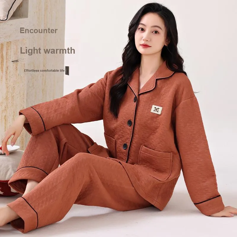 UAVAE Pajama Set Women's Image Color-3