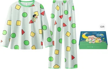 Gongdie x LABIXIAOXIN,LIANMINGKUAN Pajama Set Unisex Green, Gift Box Set