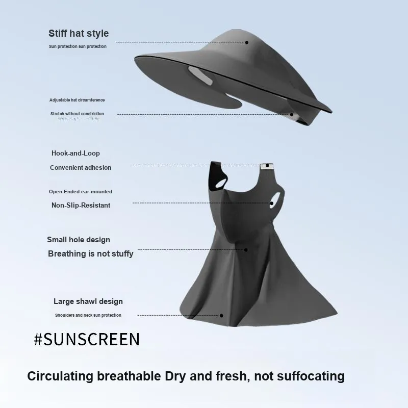 NANJIREN Polyamide Sun Protection Masks Women's-1