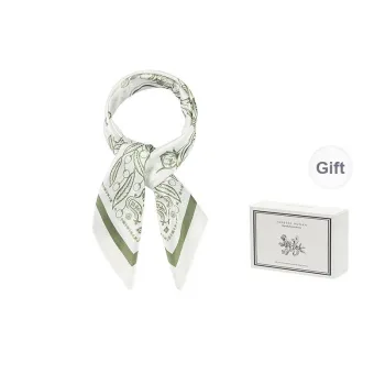 VANESSA HOGAN Silk Scarves Women's Green