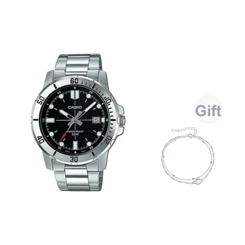 CASIO Кварцевый механизм Часы Женские Черный циферблат