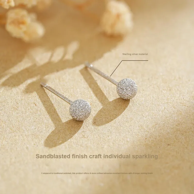 SEVEN COOK 990 Silver Stud Earrings Women's-3
