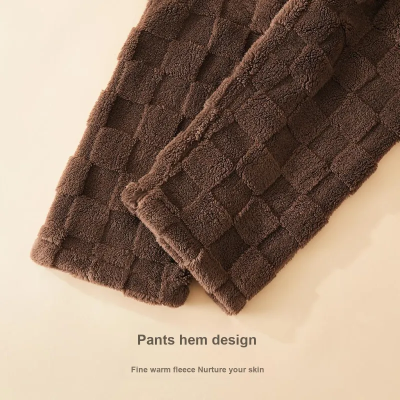 MIIOW Pajama Set Men's Dark Brown-2