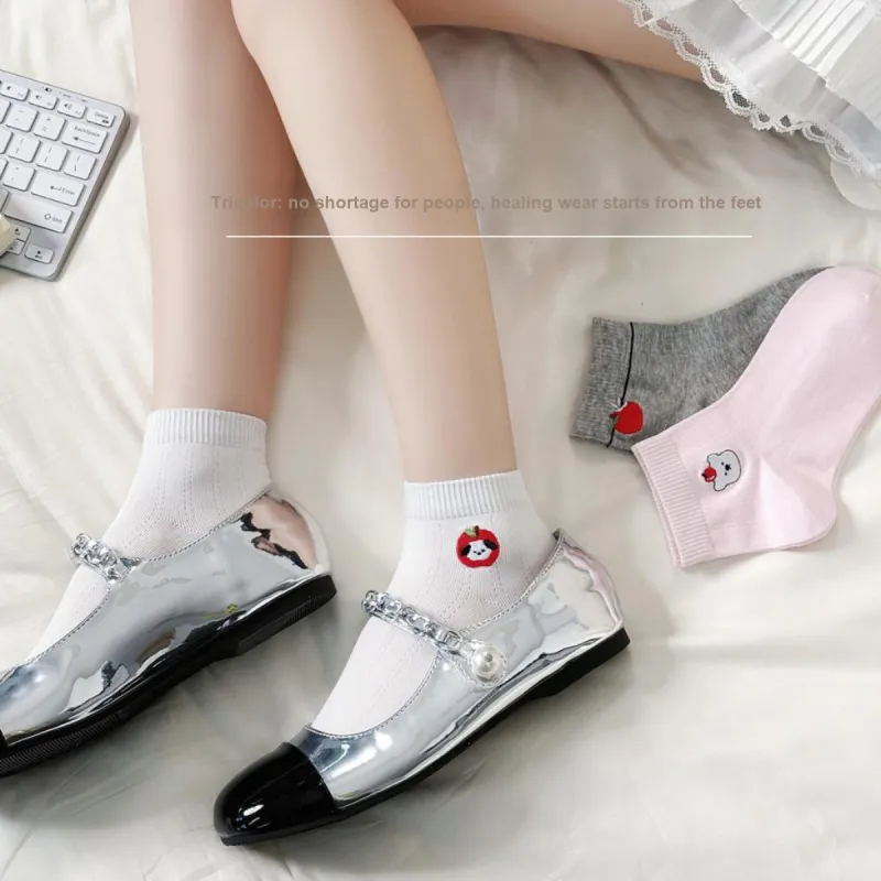 JIAZINI Ankle Socks Women's 3 Pack-16