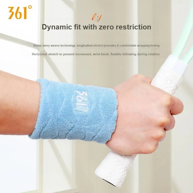 361° Running Tennis Wristbands Breathable Protective Compression 8*10CM Polyamide, Polyester, Elastane Cotton Unisex-11