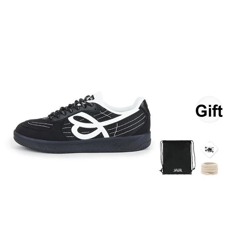 WE FLOWER Skateboard Shoes Unisex Low top Black