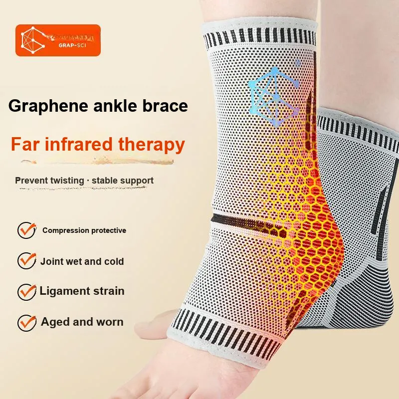 ZHONGKERUIERFU Ankle Braces Running Skiing Unisex Graphene 24.5*11cm-1