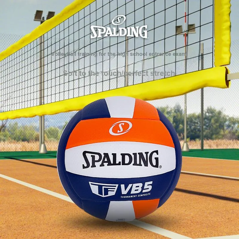 SPALDING TF Collection PU Size 5 Volleyball Unisex Orange Blue White-1