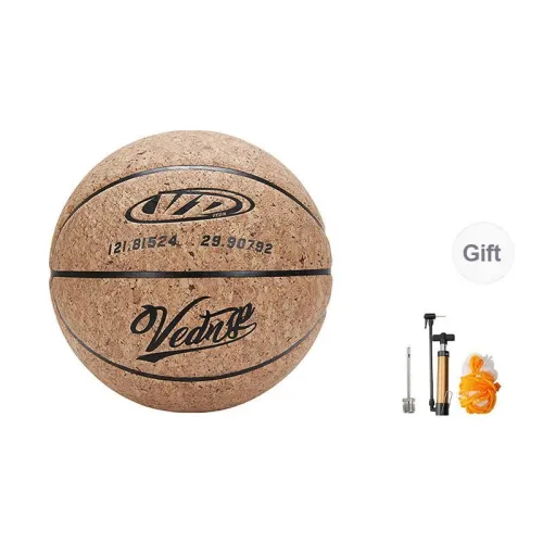 VEIDOORN Microfiber Leather Basketball Brown Size 7 Training Unisex