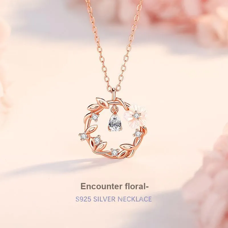 KEMLAIDA 925 Sterling Silver Necklaces Women's-1