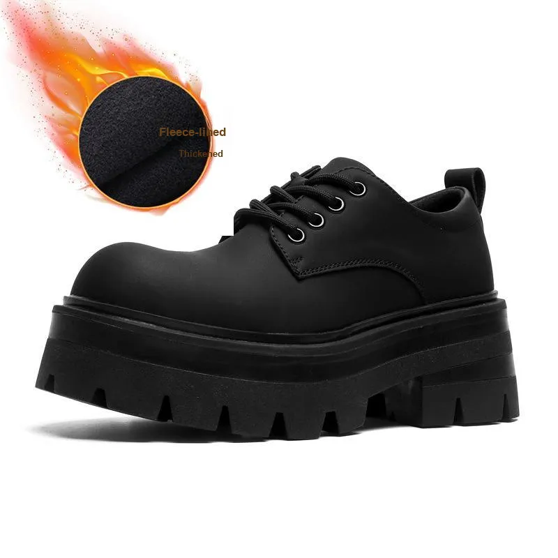 V ZERO FIVE Chunky Derby Shoes Casual Shoes Men's Fashion Minimalist Style British Western-43