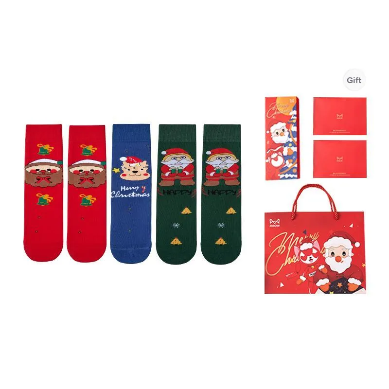 MIIOW Honmei Honmei Series Mid Calf Socks Unisex Box 5 Pack-12