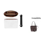 [Two-Piece Set]Tote Mini DuPont Paper Liner+Black Exclusive Shoulder Pads