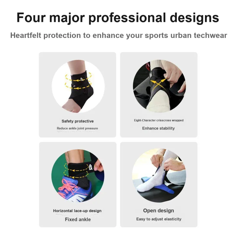 AQ Ankle Braces Soccer Basketball Unisex-2