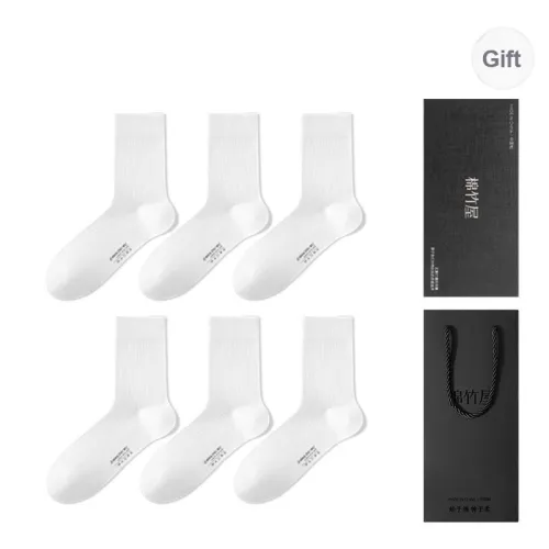 B&C.Room Mid Calf Socks Men's Box 6 Pack