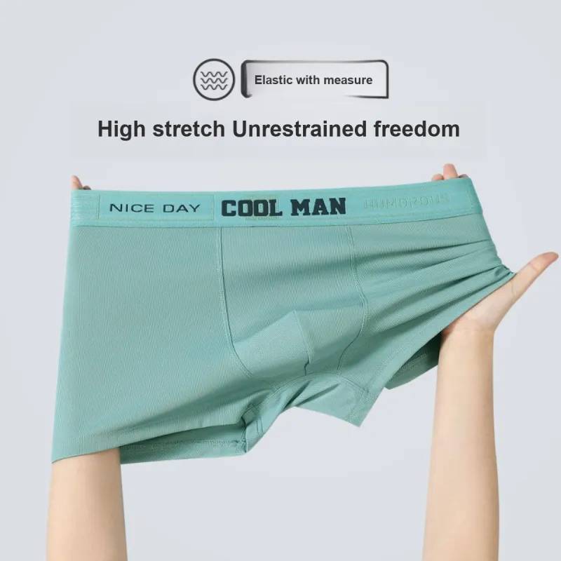 Red Bean Underpants Men's 3 Pack Mixed Color-3