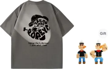POPEYE T Shirt Summer Graduation Season Includes Gift Box Set Unisex