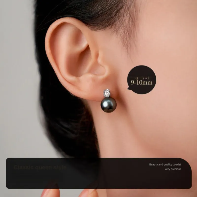 ME LUXE Pearl Stud Earrings, Exquisite And Elegant Women's-2