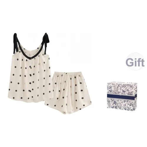 ECONICE Одежда Sets [Охлаждающий, Дышащий, Ледяной шелк, Премиум] Женские Пижамные комплекты