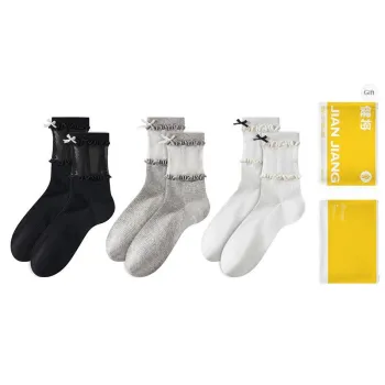 Master Mid Calf Socks Women's Shopping Bag 3 Pack