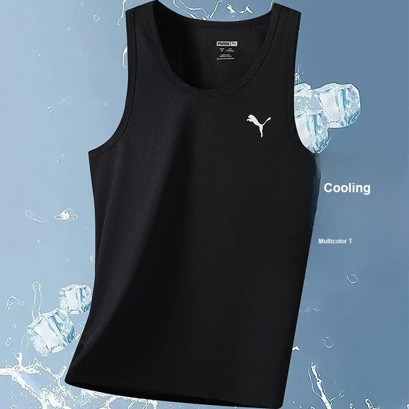 PUMA Tank Top Men's 2 Pack, Black And White Combination-1