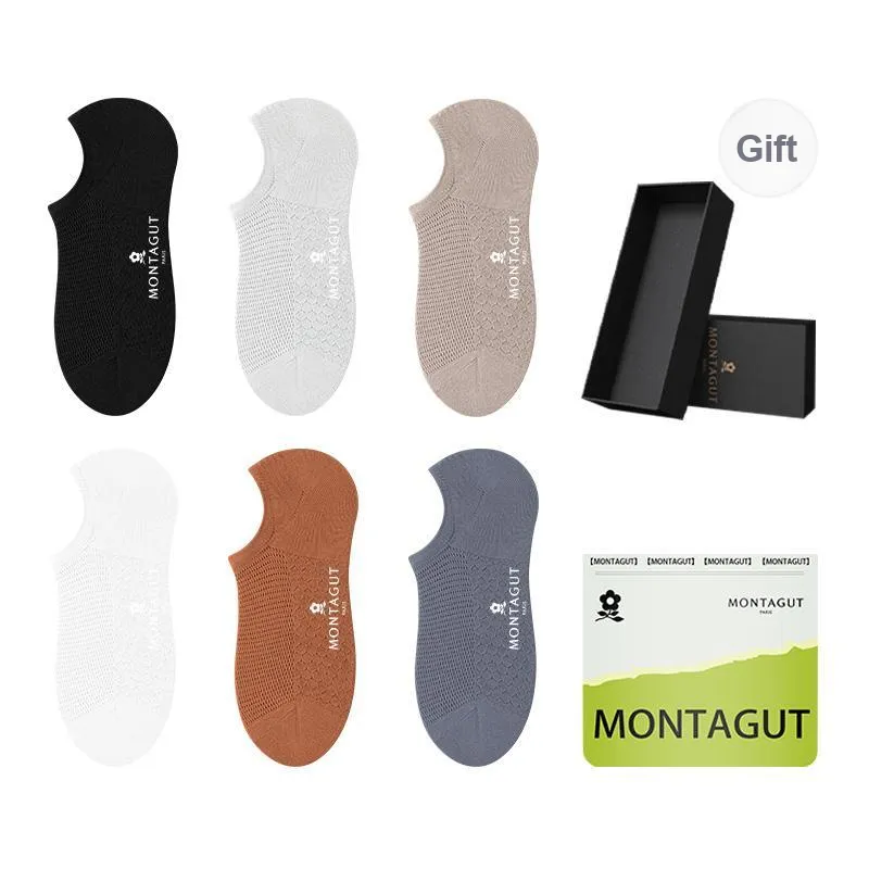 Montagut No Show Socks Men's Gift Box Combination-108