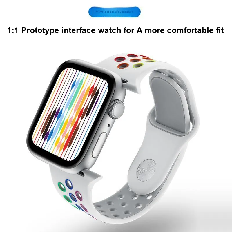 ZHISHENG Apple Compatibility Watch Band 38 49MM Watch Dial All Silicone Material-29