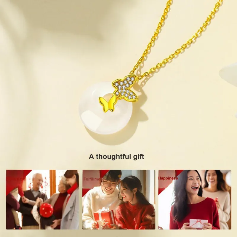 Otoshi Chalcedony Necklaces Women's-3