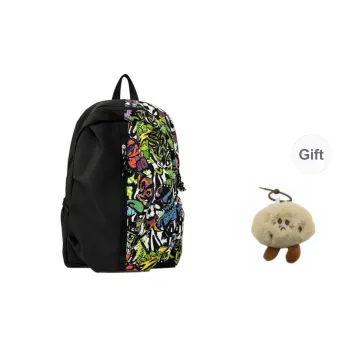 BRABOSTON Nylon Backpack Regular Unisex Green/White/Red