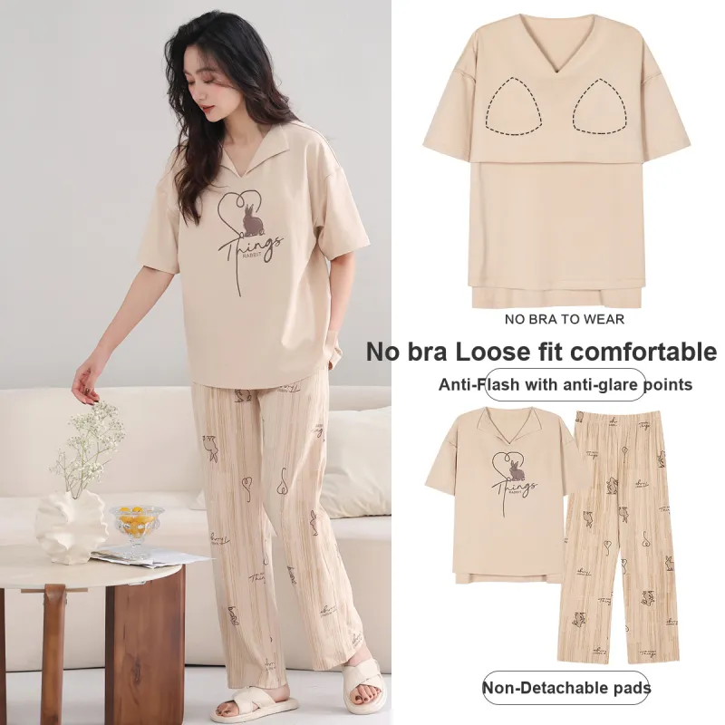 H YXIANG Women's Pajama Sets-12