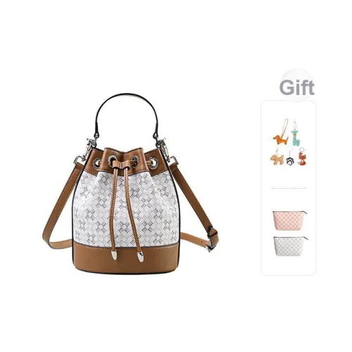 FUFUNI Сумка-ведро из ПВХ и синтетической кожи сумка через плечо ручная сумка женская многоцветная