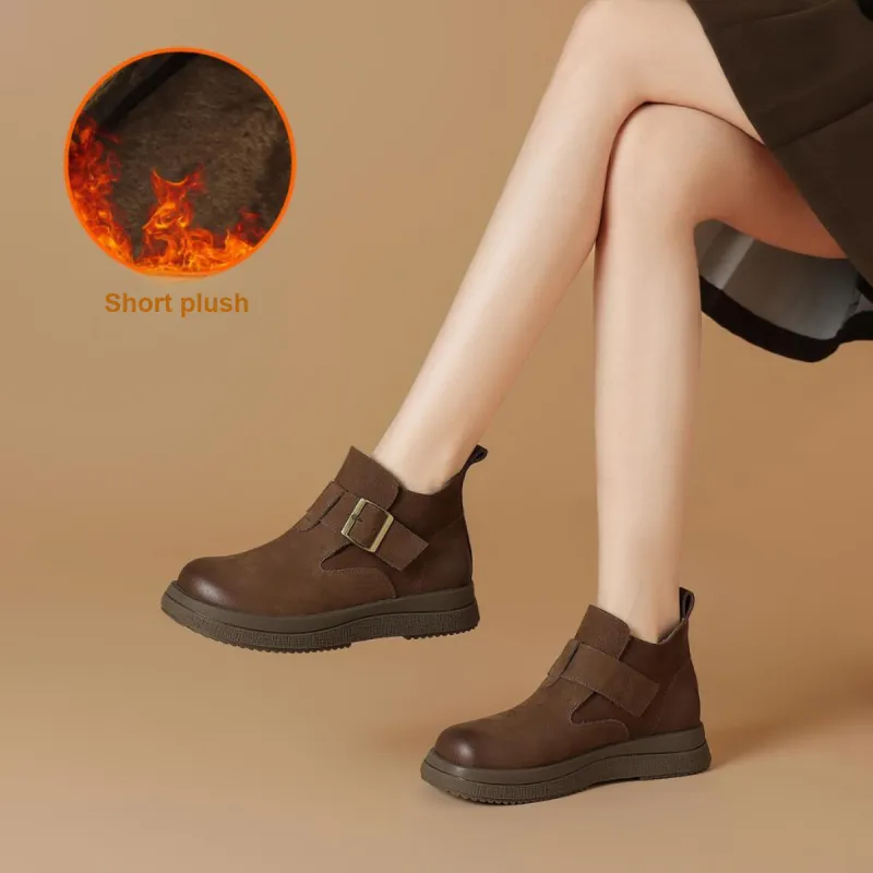 BOERDIQI Ankle Boots 3.3cm Women's-8