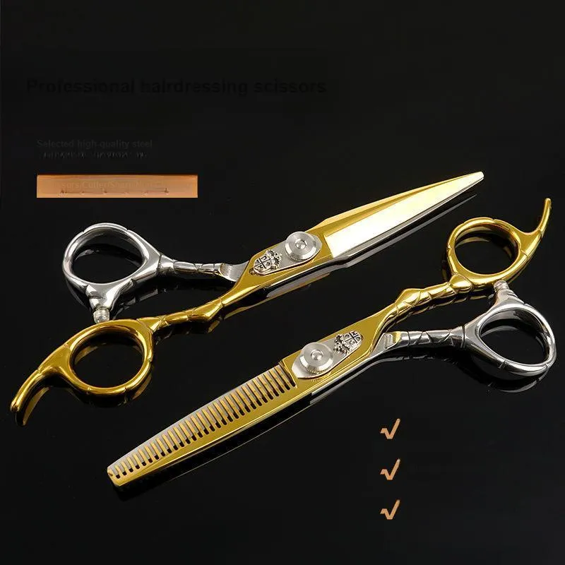 XIBI Professional Haircutting Scissors For Rounding Flattening And Trimming Stray Hair In Salons And At Home Hair-1